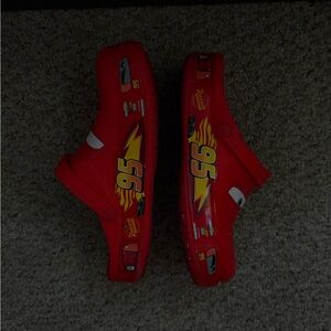 MEN Red Lightning McQueen cars CROCS